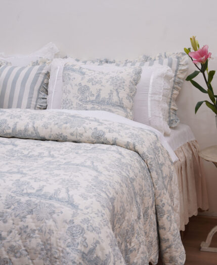 Niagara Toile Comforter - Harbour Blue - King