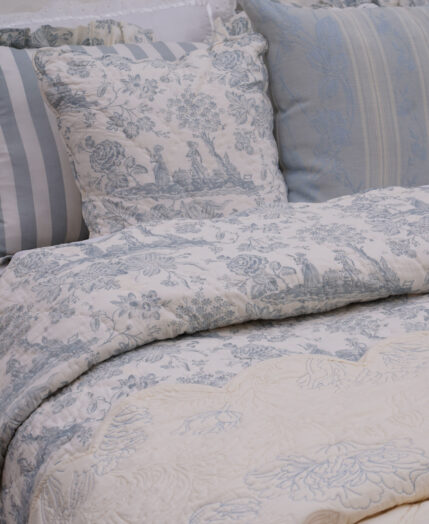 Niagara Toile Sham - Harbour Blue - King