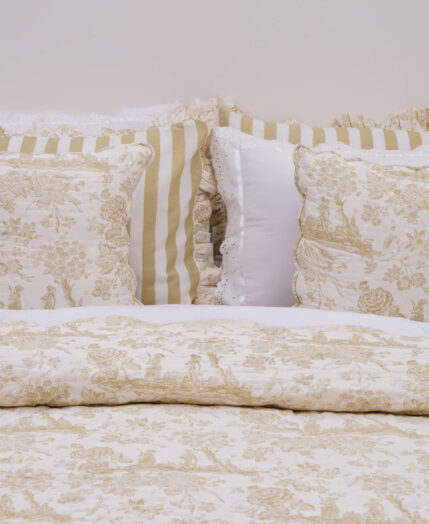 Niagara Toile Comforter - Wheatstone Beige - Queen