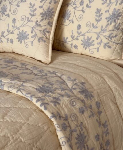 Elora Handwork Comforter - Butter Créme - King