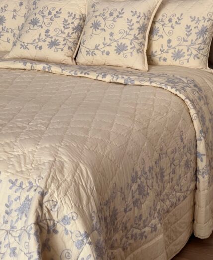 Elora Handwork Quilt Set - Butter Créme - King