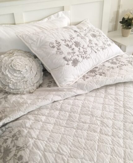 Elora Handwork Sham - Château Mist - Queen